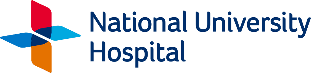 National University Hospital (NUH) logo — Hedervy healthcare partner