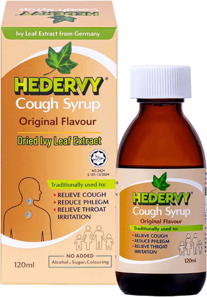 Hedervy Cough Syrup Original Flavor